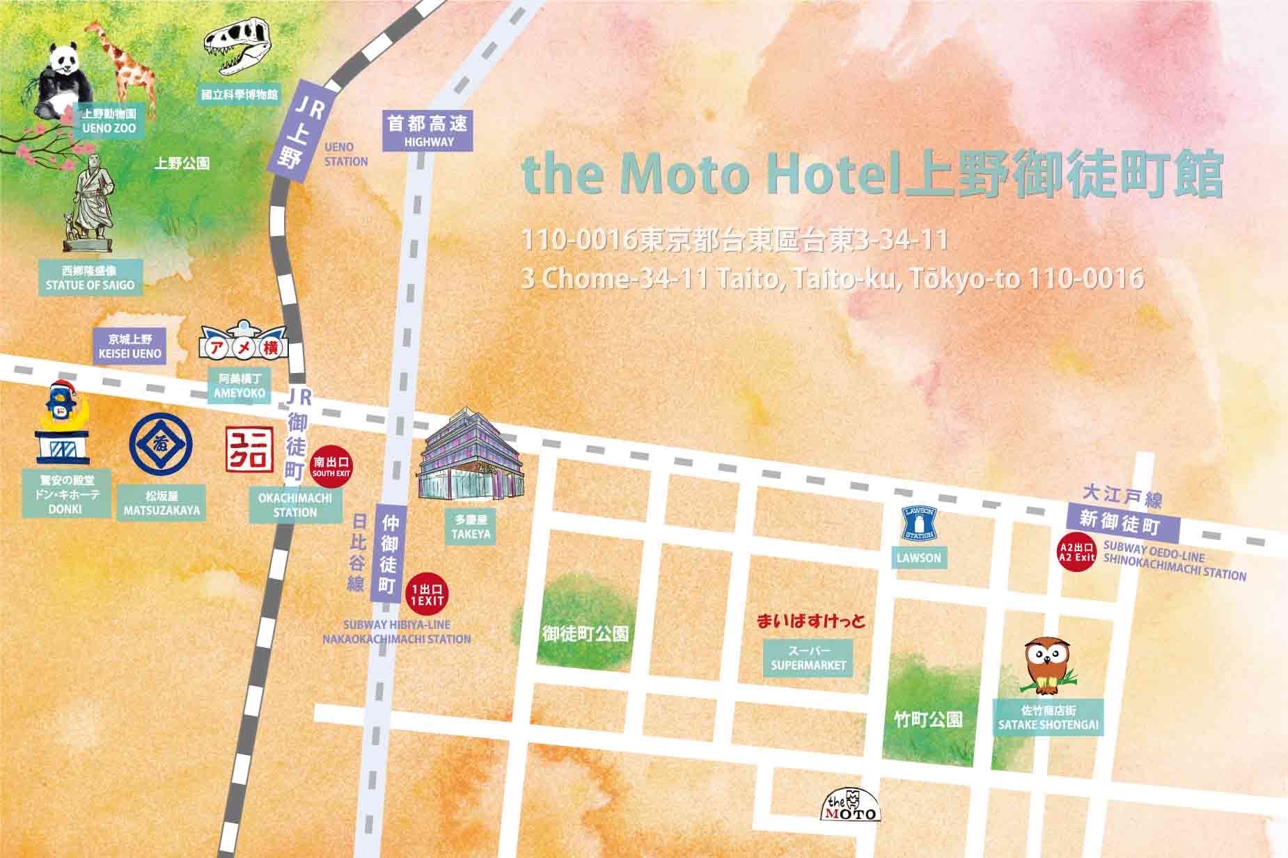 ueno map